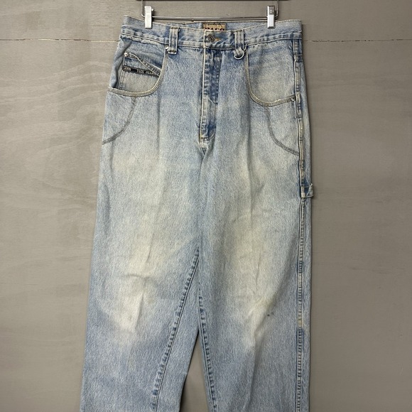 Vintage Y2K Paco Jean Co Skater Baggy Streetwear Design Hip Hop Mens Size 34X30 - Picture 3 of 5